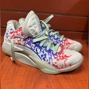 Jordan Women's Sneakers - Red, Blue, Gray